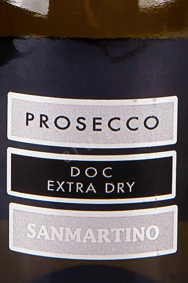 Этикетка San Martino Prosecco 2023 0.75 л