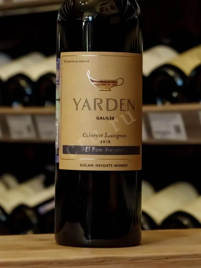 В магазине Крю Профи Yarden Cabernet Sauvignon El Rom Vineyard gift box 2018 0.75 л