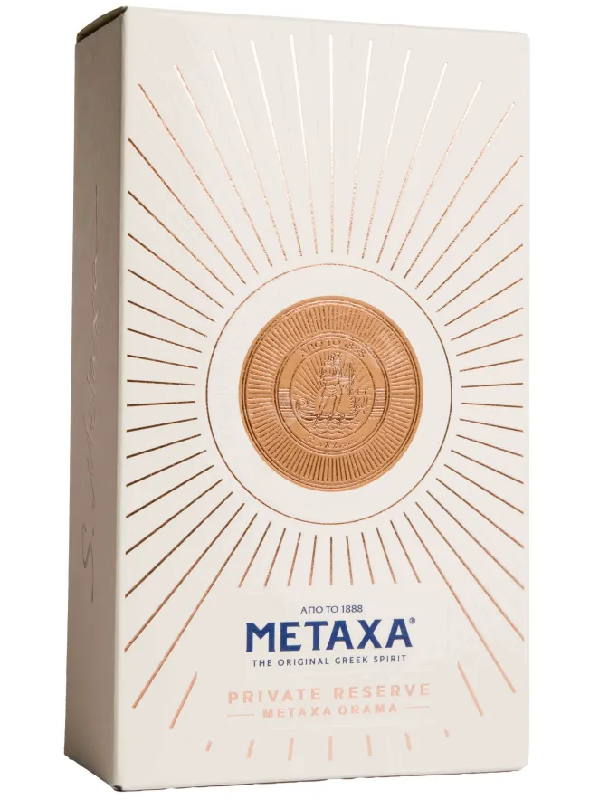 Подарочная коробка Metaxa Private Reserve Orama in gift box 2005 0.7 л