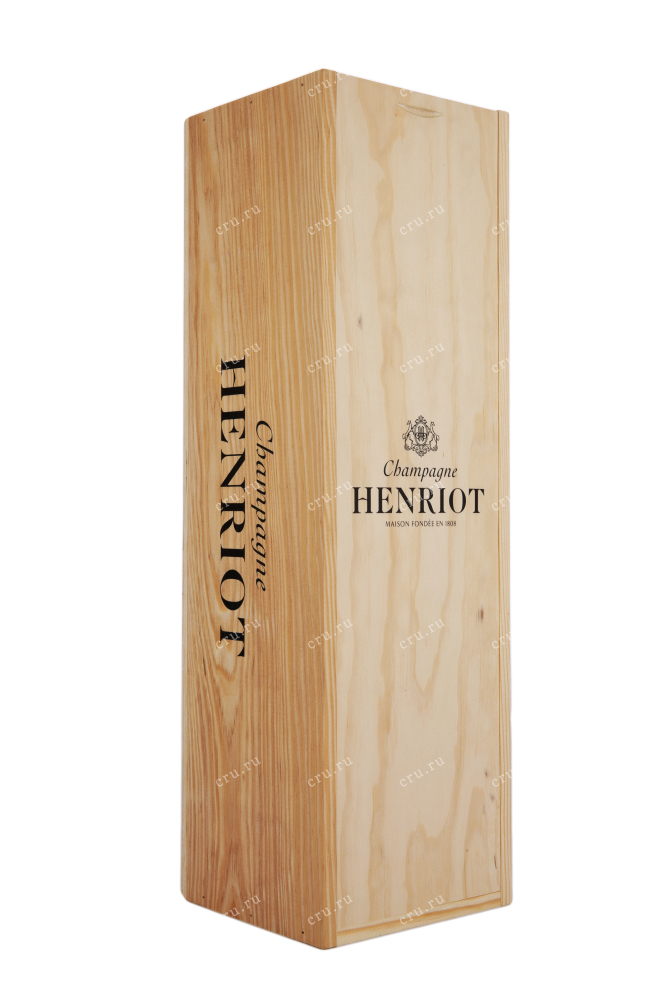 Подарочная коробка игристого вина Henriot Souverain gift box 3 л