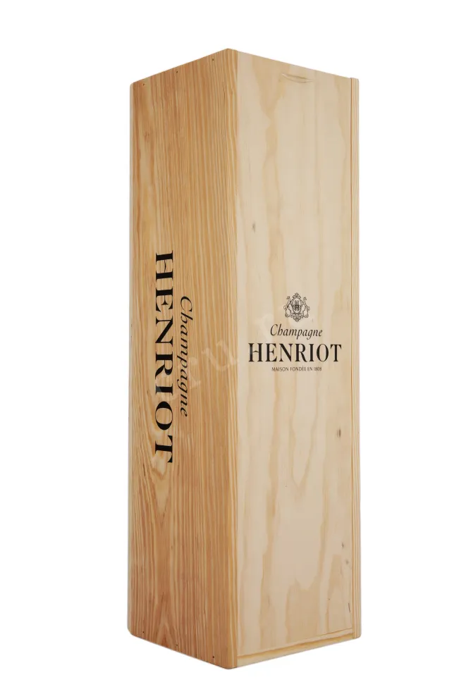 Подарочная коробка игристого вина Henriot Souverain gift box 3 л