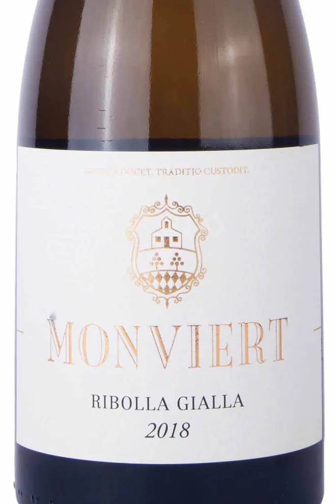 Этикетка Monviert Ribolla Gialla 2018 0.75 л