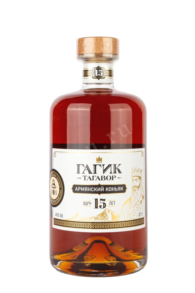 Бутылка Gagik Tagavor 15 years wooden box 2007 0.7 л