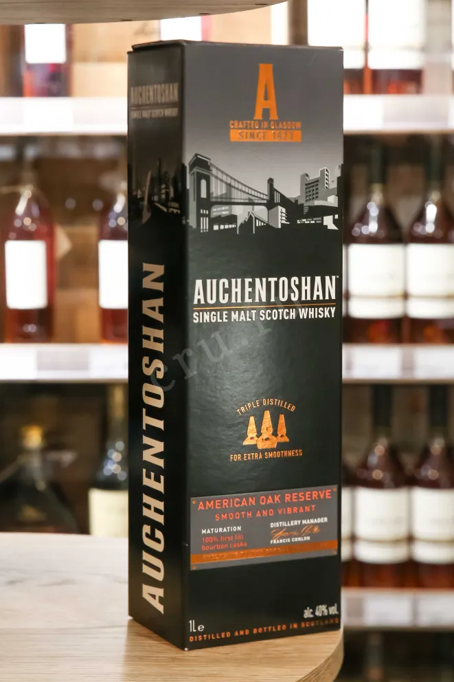 В магазине Крю Профи Auchentoshan American Oak gift box 1 л