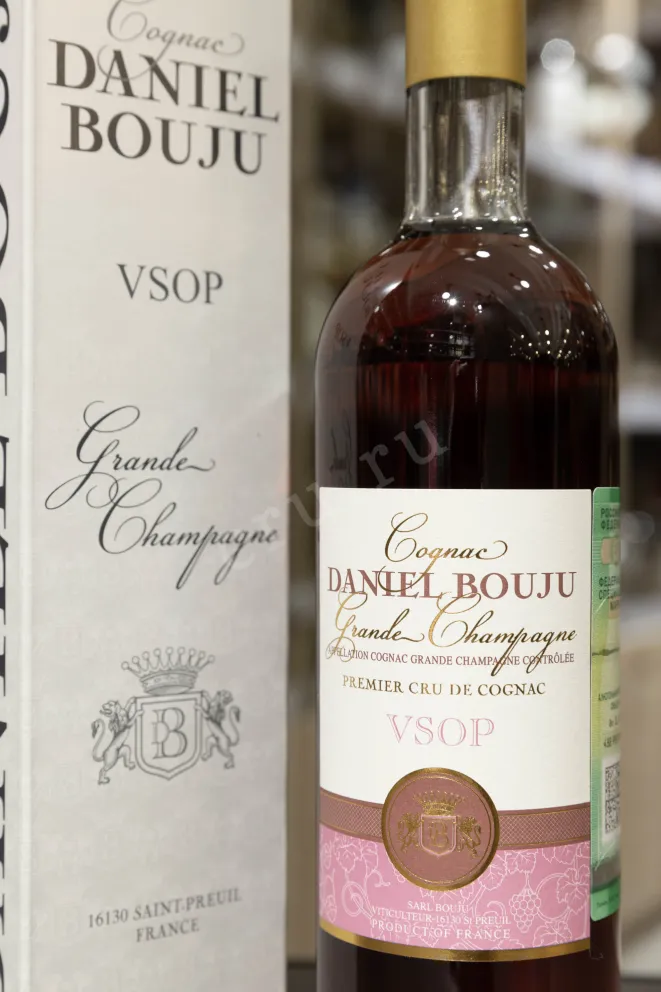 В магазине Крю Профи Daniel Bouju VSOP Premier Cru De Cognac in gift box 0.5 л