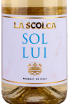 Этикетка La Scolca Sollui 2022 0.75 л