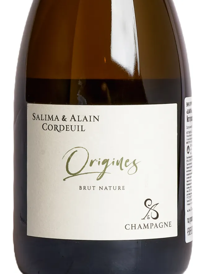 Этикетка Salima & Alain Cordeuil Origines 2018 0.75 л