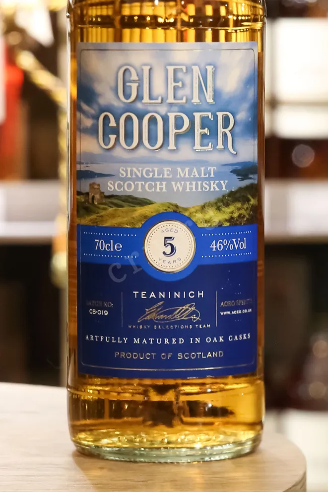 В магазине Крю Профи Single Malt Glen Cooper 5 years 0.7 л