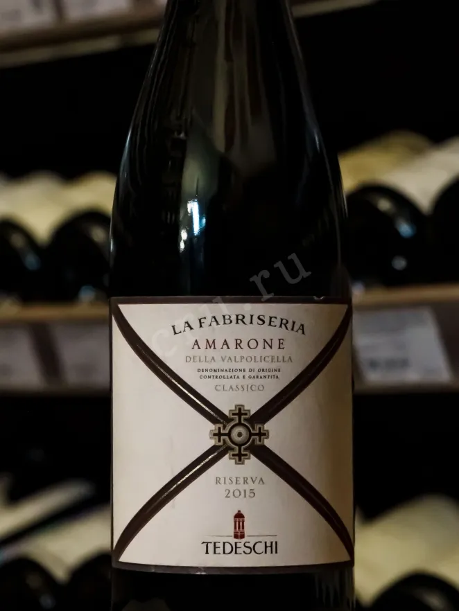 В магазине Крю Профи Tedeschi La Fabriseria Amarone della Valpolicella Classico Riserva 2015 0.75 л