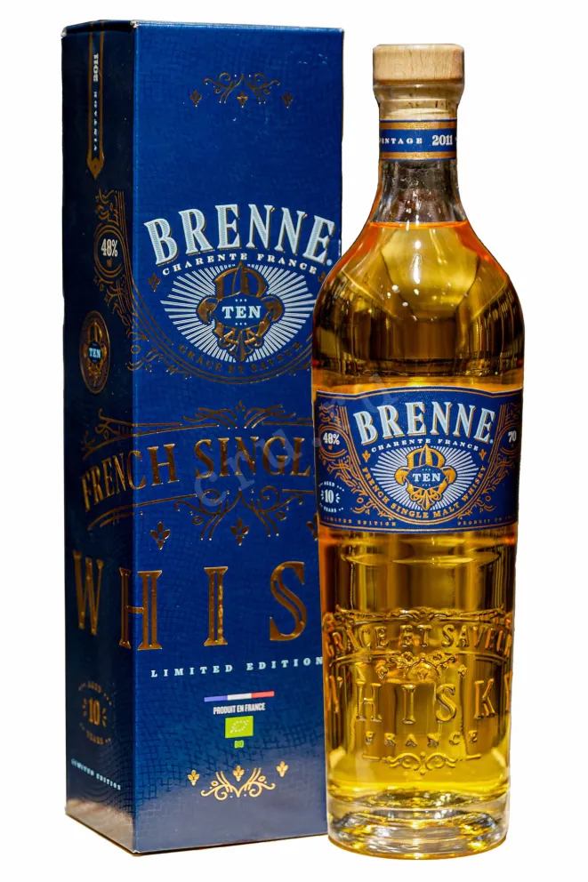 Виски Brenne 10 Years Old in gift box  0.7 л