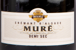 Этикетка игристого вина Cremant d'Alsace Demi Sec Mure 0.75 л