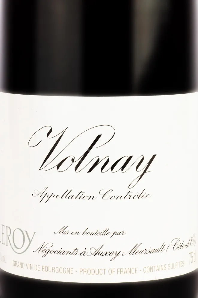 Этикетка Volnay SA Leroy 2003 0.75 л
