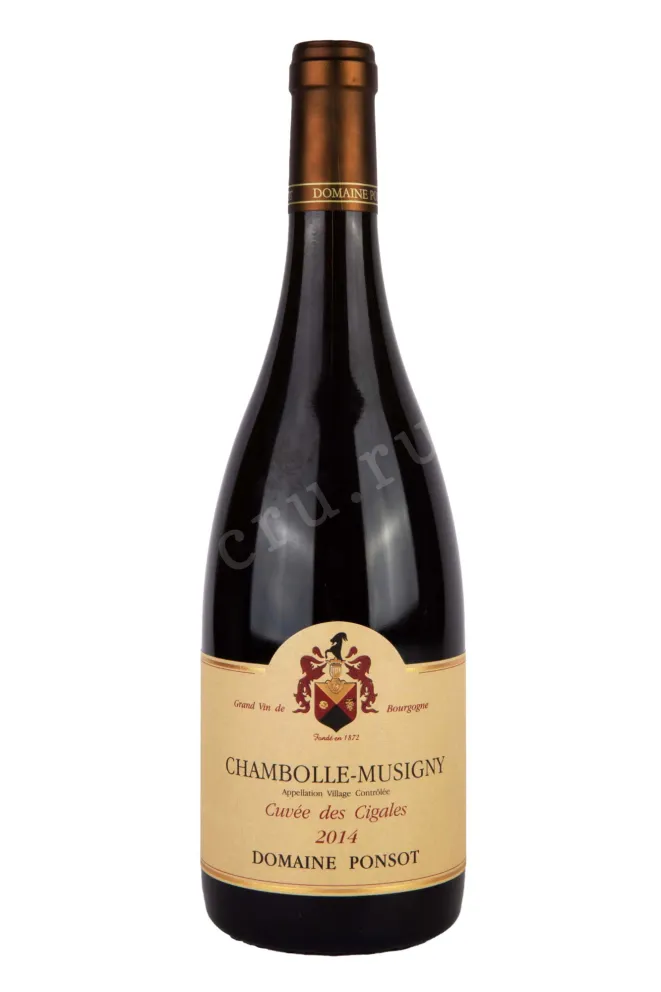 Вино Domaine Ponsot Chambolle-Musigny Cuvee des Cigales 2014 0.75 л
