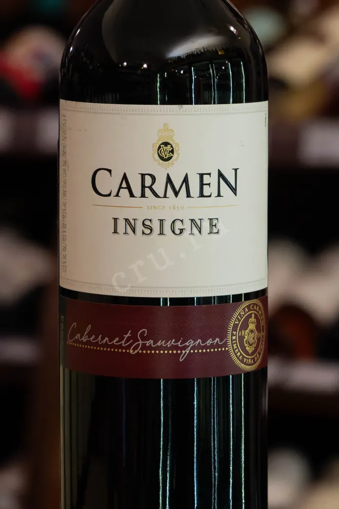 В магазине Крю Профи Carmen Insigne Cabernet Sauvignon 2023 0.75 л