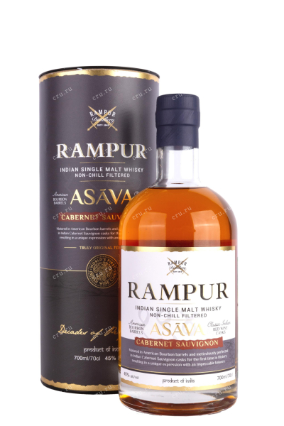 Виски Rampur Asava  in tube  0.7 л