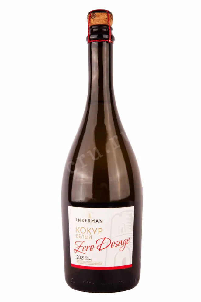 Игристое вино Инкерман Кокур Белый Зеро Дозаж  0.75 л