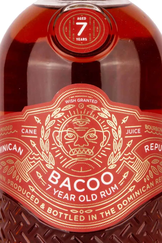 Этикетка Bacoo 7 years 0.7 л