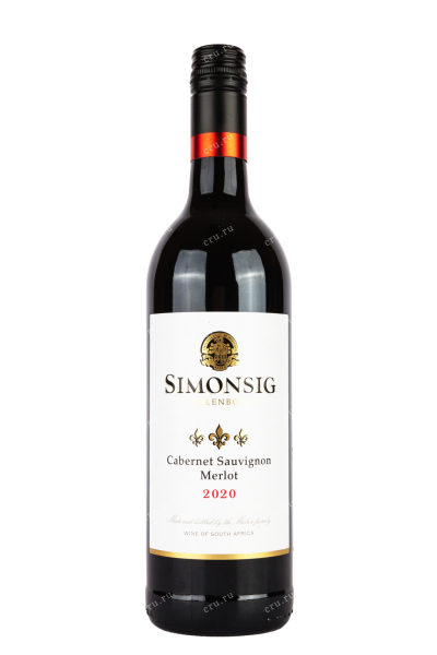 Вино Simonsig Cabernet Sauvignon-Merlot 2020 0.75 л
