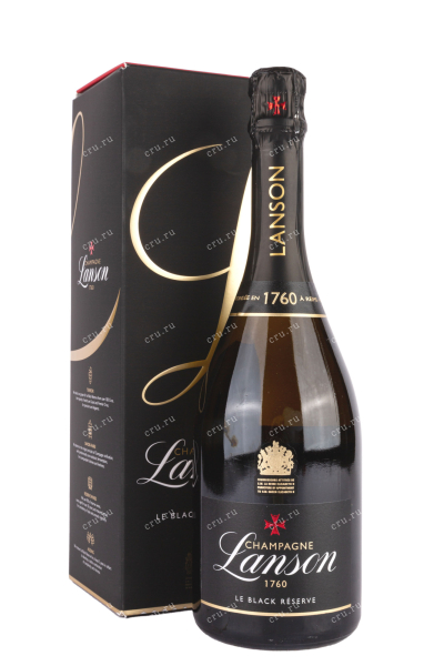 Шампанское Lanson Le Black Reserve Brut gift box  0.75 л