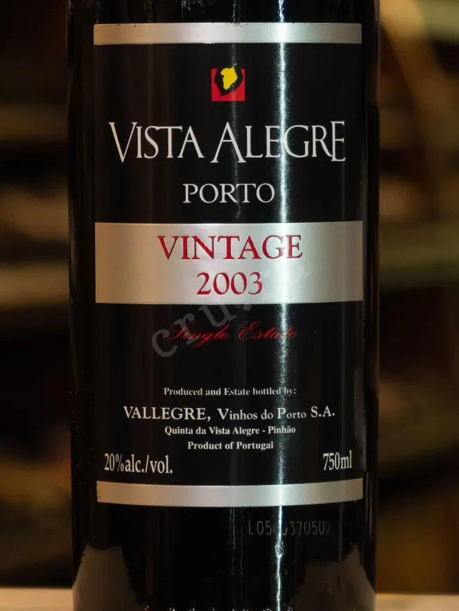 В магазине Крю Профи Vista Alegre Vintage 2003 0.75 л