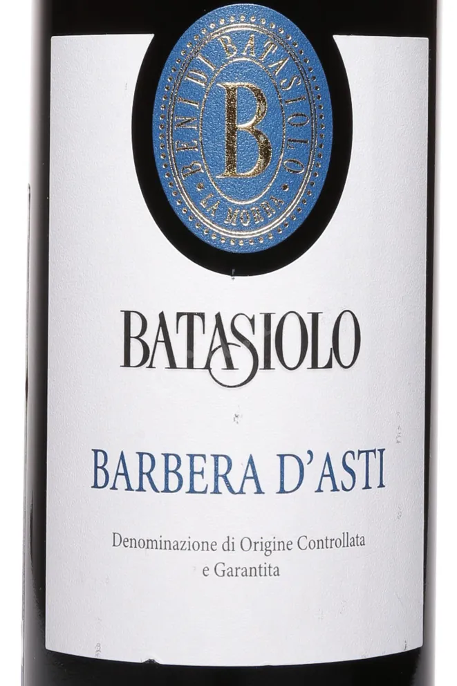 Этикетка Batasiolo Barbera d'Asti DOCG 2022 0.75 л