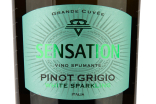 Этикетка Sensation Pinot Grigio 2021 0.75 л