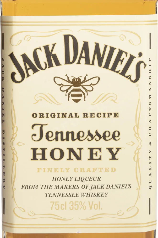 Этикетка Jack Daniels Tennessee Honey 0.75 л