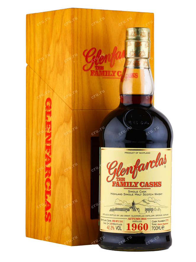 Виски Glenfarclas The Family Casks 1960 0.7 л