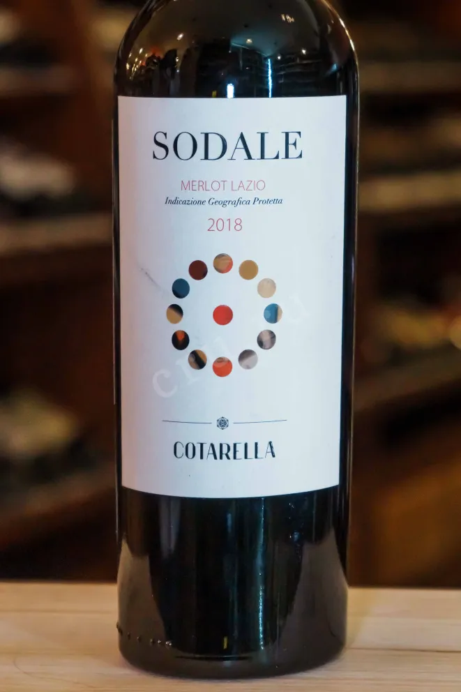 В магазине Крю Профи Cotarella Sodale Merlot Lazio IGP 2018 0.75 л