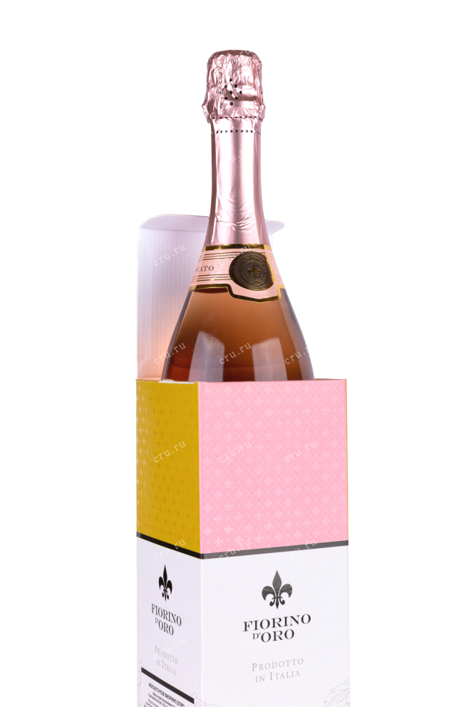 В подарочной коробке Moscato Rose Fiorino d'Oro Abbazia with gift box 2020 0.75 л
