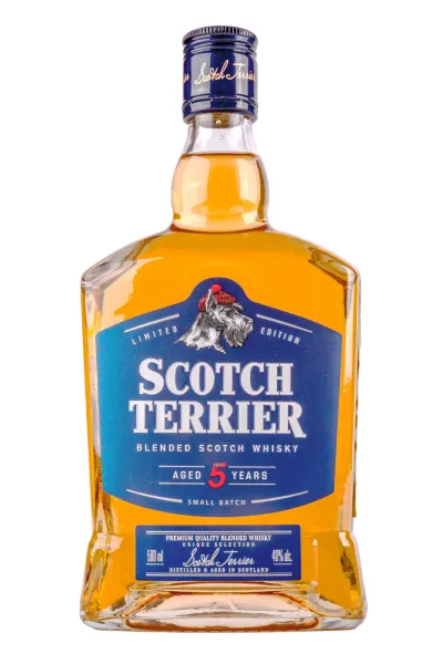 Виски Scotch Terrier 5 years  0.5 л