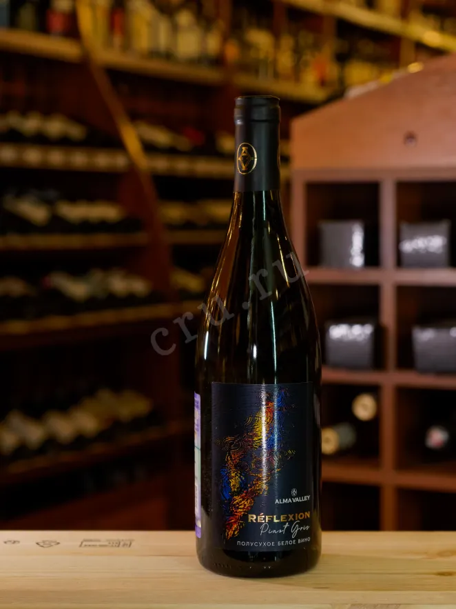 В магазине Крю Профи Alma Valley Reflexion Pinot Gris 2021 0.75 л