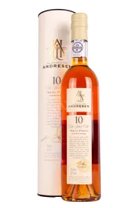Портвейн Andresen White Porto 10 years in tube 2014 0.5 л