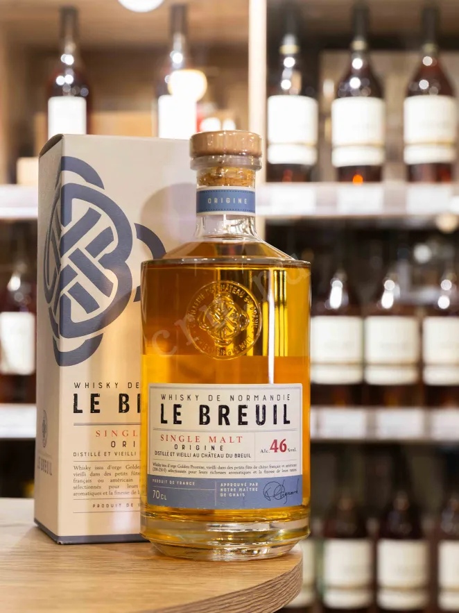 В магазине Крю Профи Le Breuil Single Malt Origine gift box 0.7 л