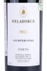 Портвейн Delaforce Late Bottled Vvintage 2017 0.75 л