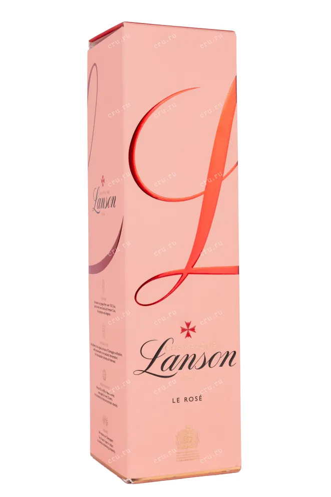 Подарочная коробка Lanson Le Rose Brut in gift box 2017 0.75 л