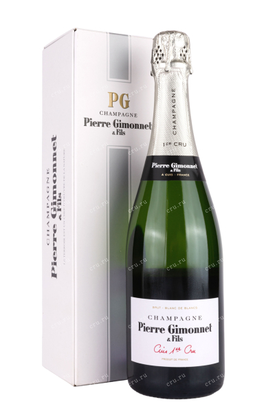 Шампанское Pierre Gimonnet & Fils Cuis 1er Cru gift box 2020 0.75 л