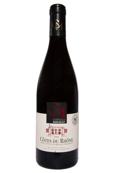 Вино Chateau de Marjolet Cotes du Rhone Rouge 2023 0.75 л