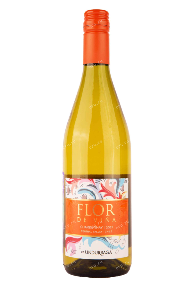 Вино Flor de Vina Chardonnay 2021 0.75 л