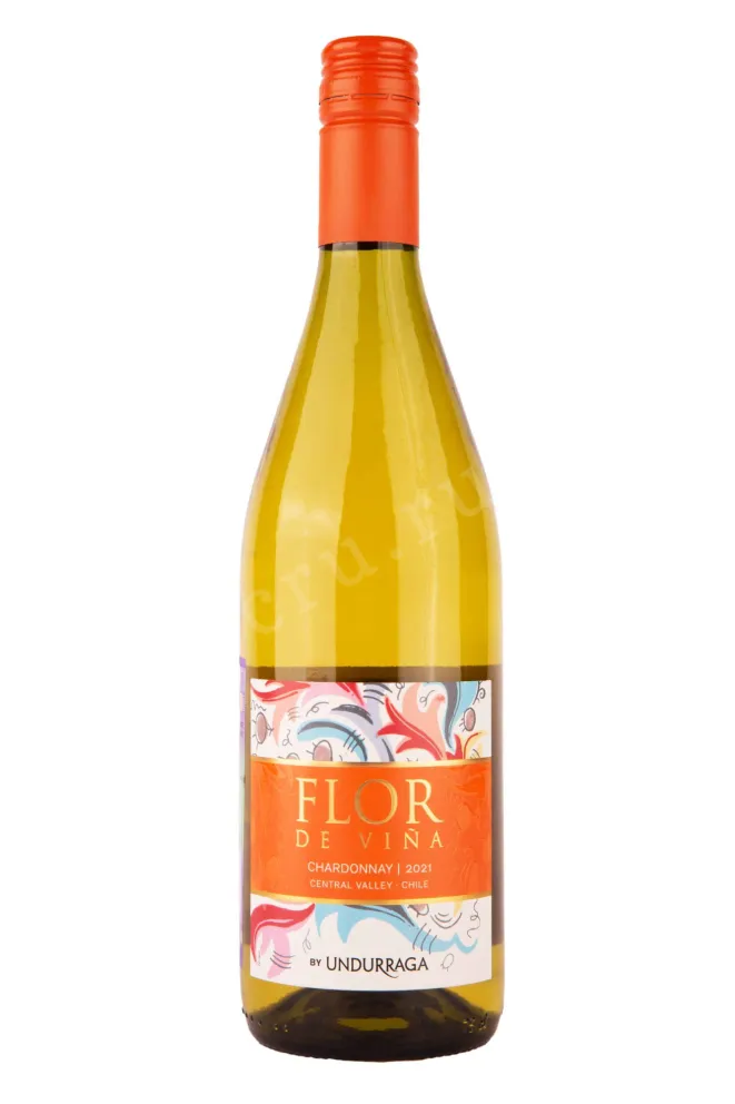 Вино Flor de Vina Chardonnay 2021 0.75 л
