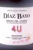 Этикетка Bodega Diaz Bayo 4U Ribera del Duero 2022 0.75 л