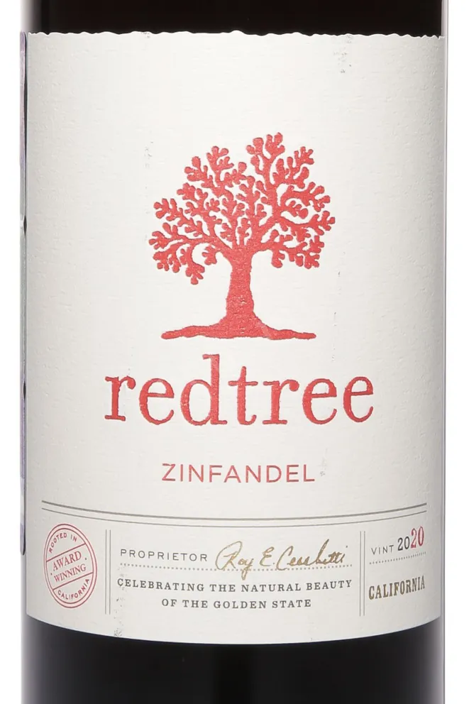 Этикетка Redtree Zinfandel 2020 0.75 л