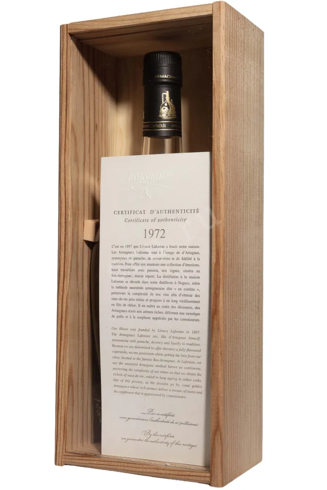 В деревянной коробке Lafontan 1972 0.7 л
