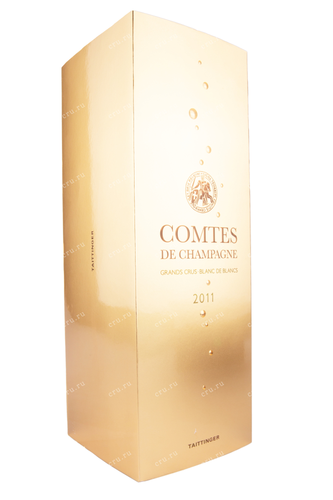 Подарочная коробка игристого вина Taittinger Comtes de Champagne Blanc de Blancs Brut 0.75 л