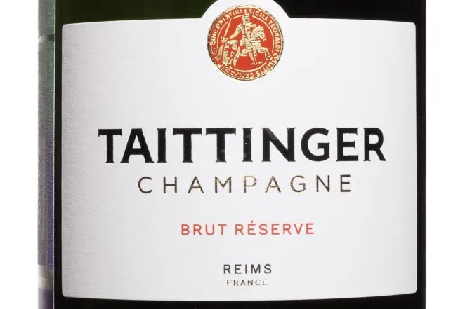 Этикетка Taittinger Brut Reserve 2017 0.375 л