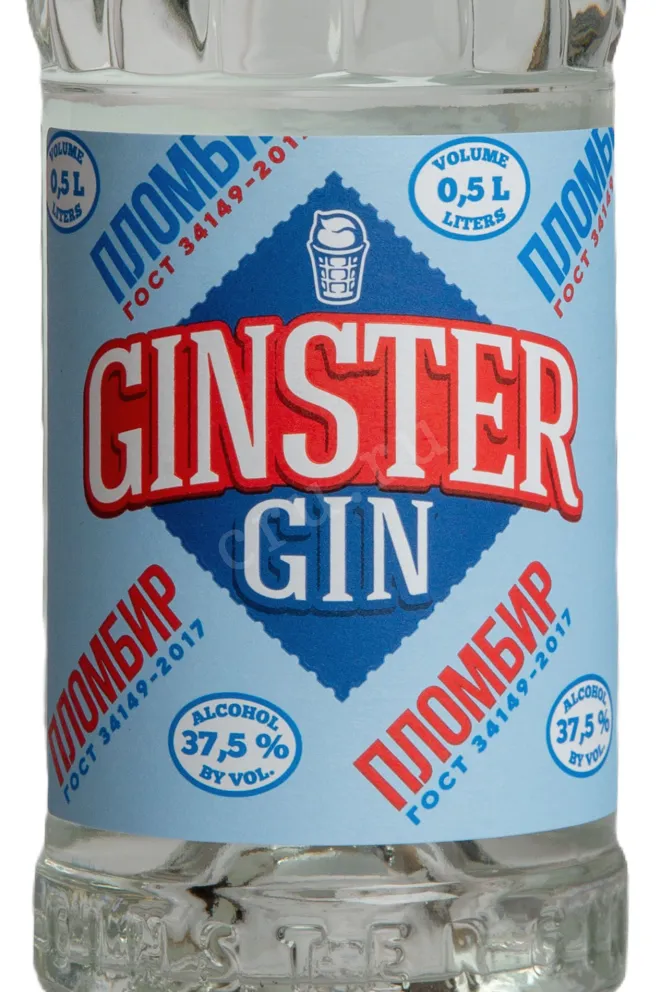 Этикетка Ginster Plombir 0.5 л