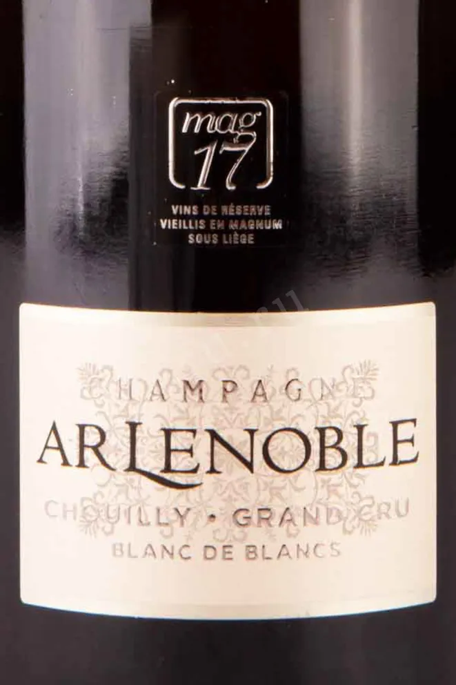 Этикетка AR Lenoble Grand Cru Blanc de Blancs Chouilly Grand Cru 2018 0.75 л