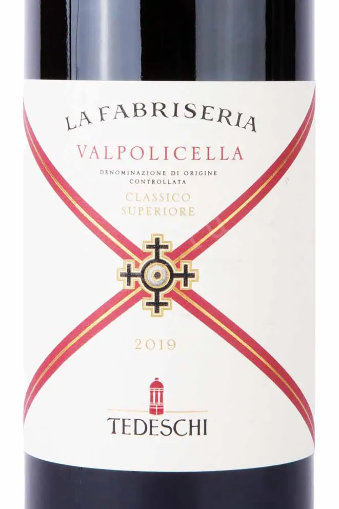 Этикетка Tedeschi La Fabriseria Amarone della Valpolicella Classico Superiore 2019 0.75 л