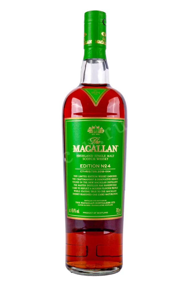 Виски The Macallan Edition №4 gift box  0.7 л