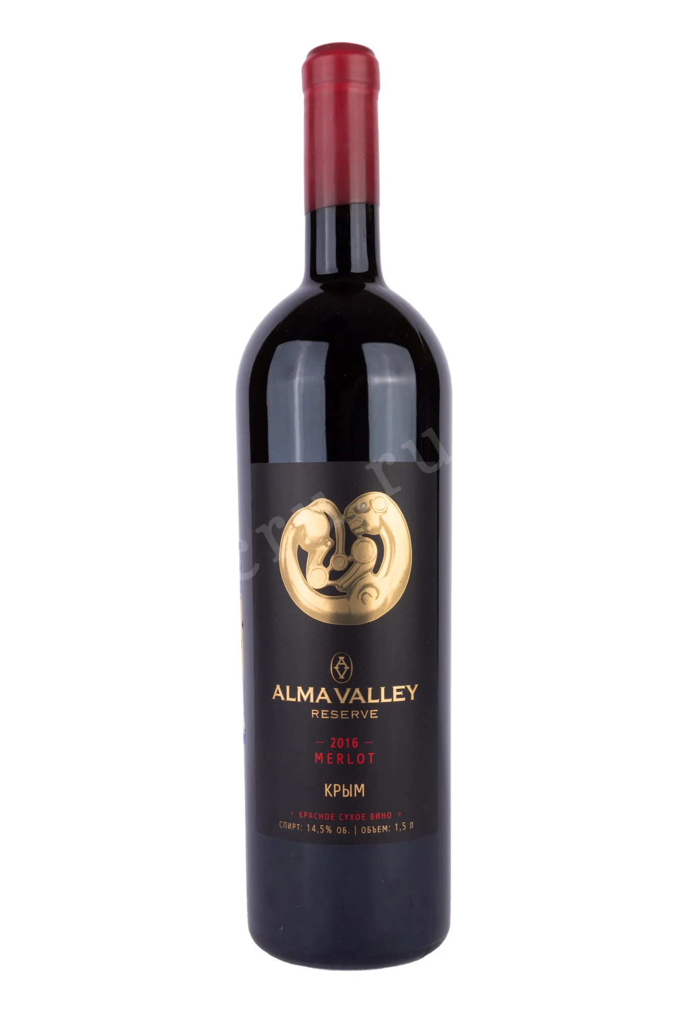 Фото — Вино Алма Велли Мерло Резерв 2016 1.5 л